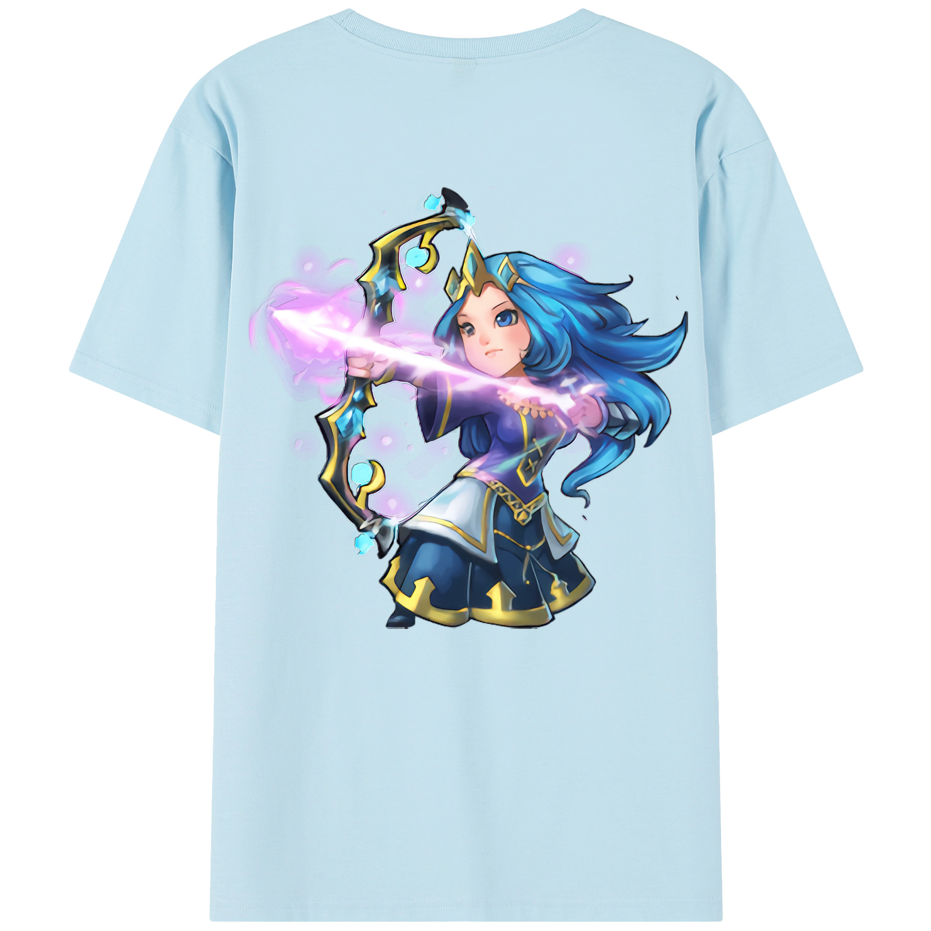 リーグ・オブ・レジェンド League of Legends LOL 綿100％半袖Tシャツ（背面プリント）
